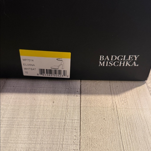 Badgley Mischka Eliana Cream Platform Heels - Picture 2 of 5